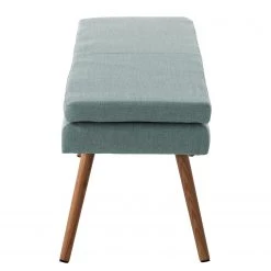 Mørteens Banquette Nicholas - Gris menthe -Bancs Soldes Boutique sitzbank nicholas webstoff eiche massiv mintgrau 5062748