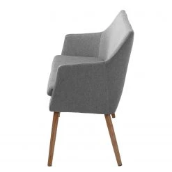 Mørteens Banquette Nicholas II - Granit -Bancs Soldes Boutique sofabank nicholas ii webstoff eiche massiv granit 4848052