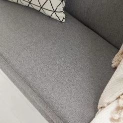 Mørteens Banquette Nicholas II - Granit -Bancs Soldes Boutique sofabank nicholas ii webstoff eiche massiv granit 4857068