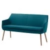 Mørteens Banquette Nicholas II - Bleu pétrole 1 Mørteens Banquette Nicholas II - Bleu pétrole -Bancs Soldes Boutique sofabank nicholas ii webstoff eiche massiv petrol 4851516
