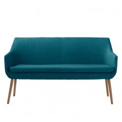 Mørteens Banquette Nicholas II - Bleu pétrole -Bancs Soldes Boutique sofabank nicholas ii webstoff eiche massiv petrol 4851520