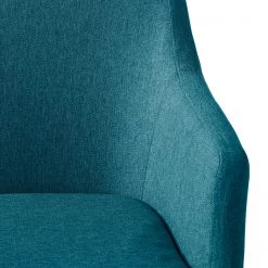 Mørteens Banquette Nicholas II - Bleu pétrole -Bancs Soldes Boutique sofabank nicholas ii webstoff eiche massiv petrol 4851540