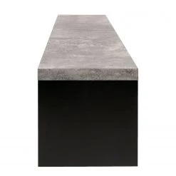 Temahome Banc Detroit - Imitation béton / Noir mat -Bancs Soldes Boutique temahome speisen 05 01 2017 4319028