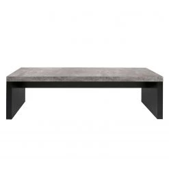Temahome Banc Detroit - Imitation béton / Noir mat -Bancs Soldes Boutique temahome speisen 05 01 2017 4319040