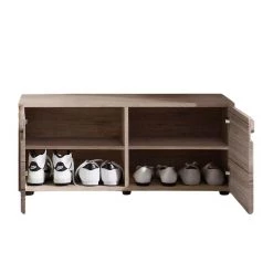 Trendteam Banc des vestibule Giba - Imitation chêne Sanremo -Bancs Soldes Boutique unterschrank lindley eiche sanremo dekor 342975