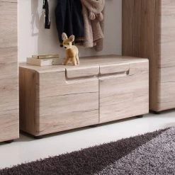 Trendteam Banc des vestibule Giba - Imitation chêne Sanremo -Bancs Soldes Boutique unterschrank lindley eiche sanremo dekor 342977